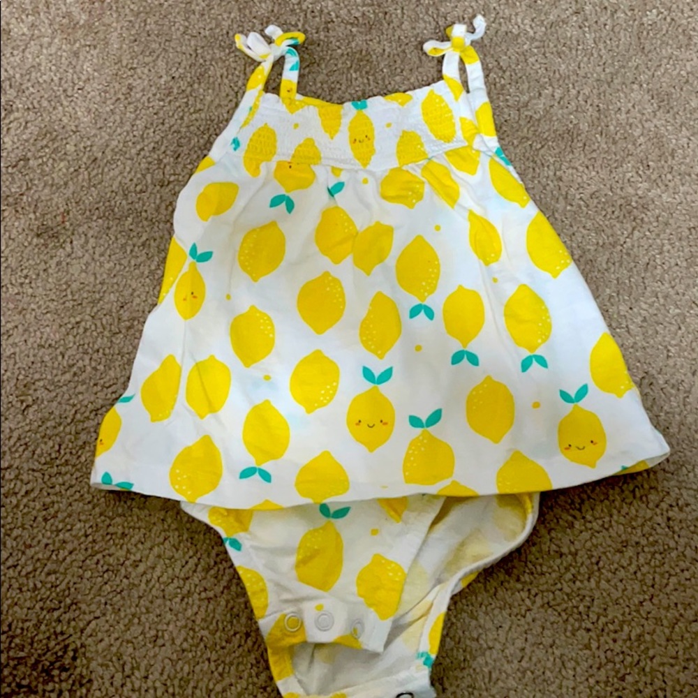 Baby Girl Lemon Onesie
